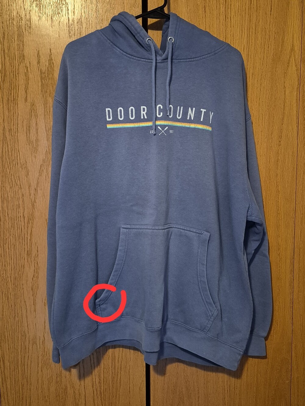 Door County Pullover Hoodie – 2XL